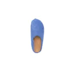 Marni Long-Hair Calfskin Fussbett Sabot Blue SBMR000600P412200B50