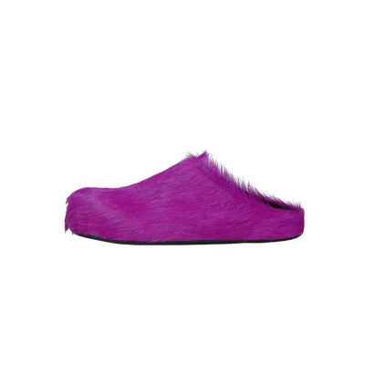 Marni Long-Hair Calfskin Fussbett Sabot Fuchsia SBMR000600P412200C57 01