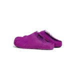 Marni Long-Hair Calfskin Fussbett Sabot Fuchsia SBMR000600P412200C57