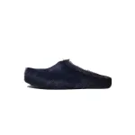 Marni Long-Hair Calfskin Fussbett Sabot Navy SBMR000600P412200B84