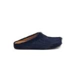 Marni Long-Hair Calfskin Fussbett Sabot Navy SBMR000600P412200B84