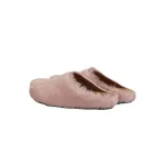 Marni Long-Hair Calfskin Fussbett Sabot Pink SBMS004601P412200C29