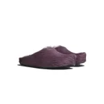 Marni Long-Hair Calfskin Fussbett Sabot Purple SBMS004601P412200C68