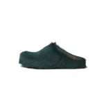 Marni Long-Hair Calfskin Fussbett Sabot Sea Green SBMR000600P412200V78
