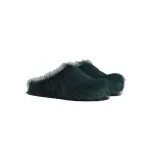 Marni Long-Hair Calfskin Fussbett Sabot Sea Green SBMR000600P412200V78