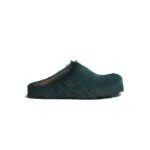 Marni Long-Hair Calfskin Fussbett Sabot Sea Green SBMR000600P412200V78