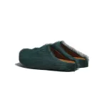 Marni Long-Hair Calfskin Fussbett Sabot Sea Green SBMR000600P412200V78