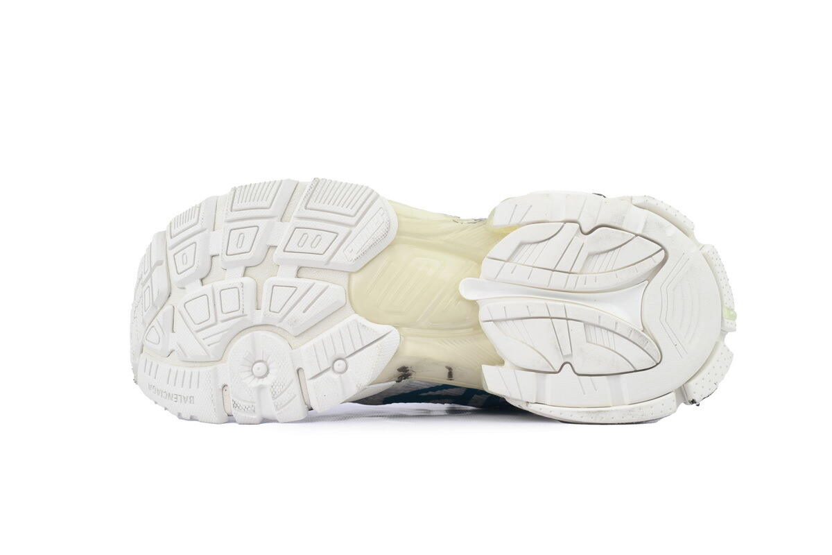 Balenciaga Runner Sneaker 'Graffiti - White Blue' 772774 W3RBQ 9040