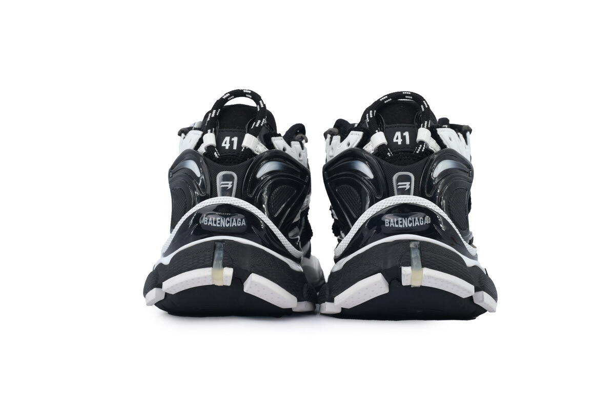 Balenciaga Runner Sneaker 'White Black' 772774 W3RMU 9010