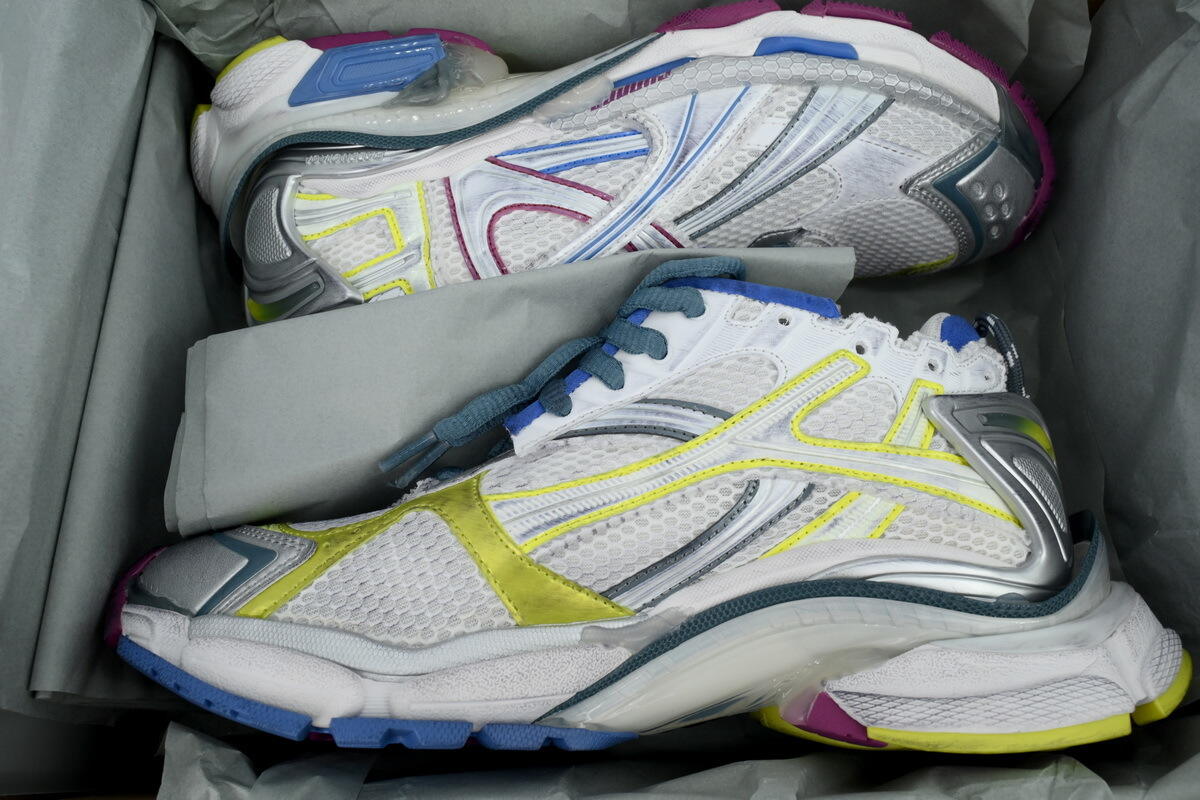 Balenciaga Runner Sneaker 'White Purple Blue' 772767 W3RMU 9547