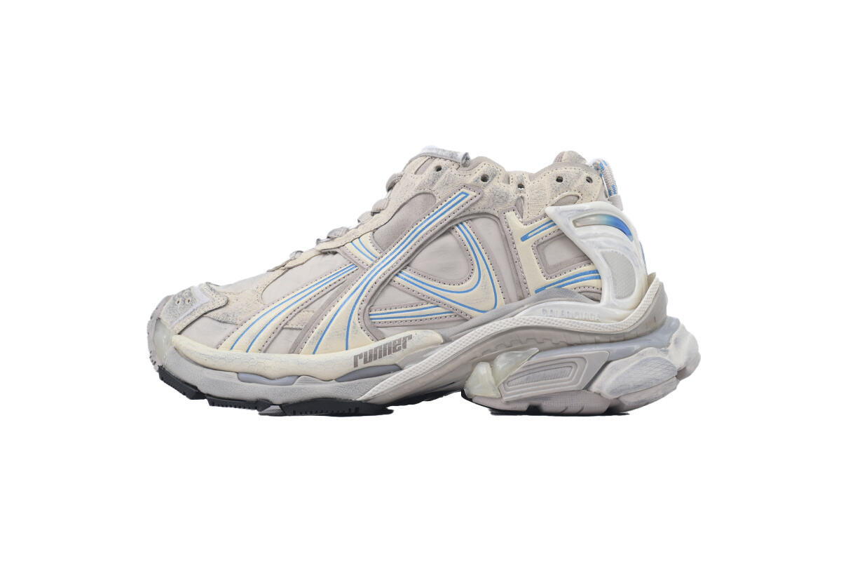 Balenciaga Runner Sneaker Brown Blue 772767 W3RNY 2240