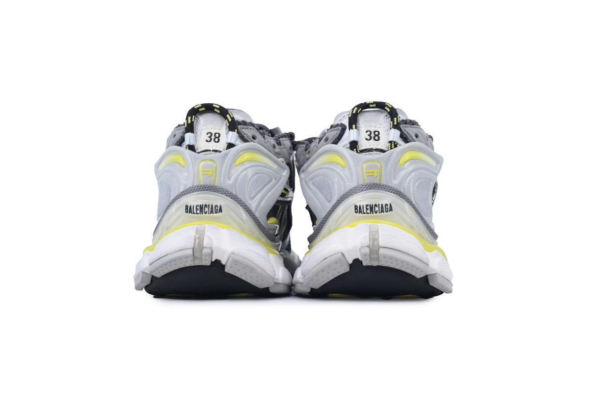 Balenciaga Runner Sneaker Grey Black Yellow 772767 W3RMU 1279
