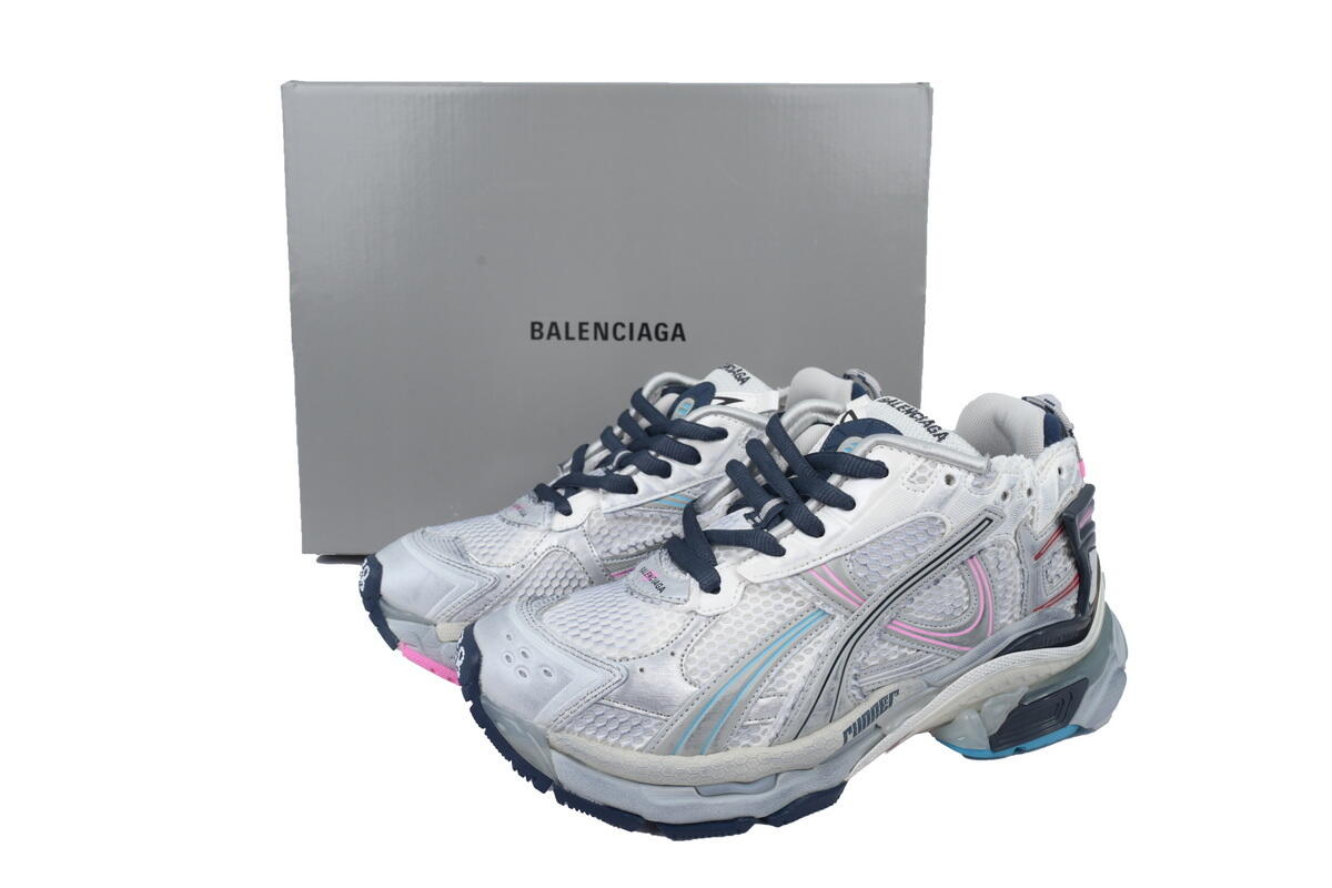 Balenciaga Runner Sneaker Grey White Black 772767 W3RNY 0322