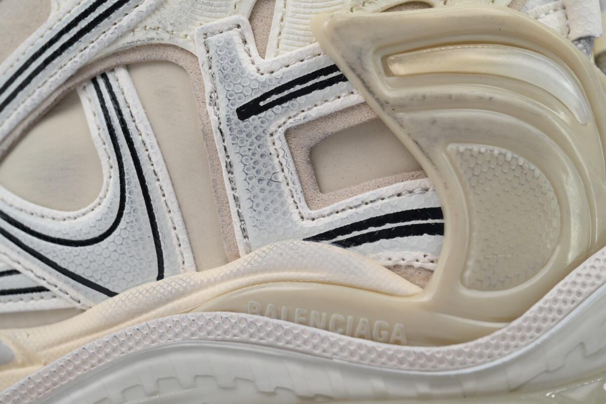 Balenciaga Runner Sneaker White Brown 772767 W3RNY 1205