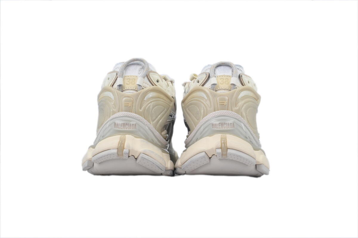 Balenciaga Runner Sneaker White Brown 772767 W3RNY 1205