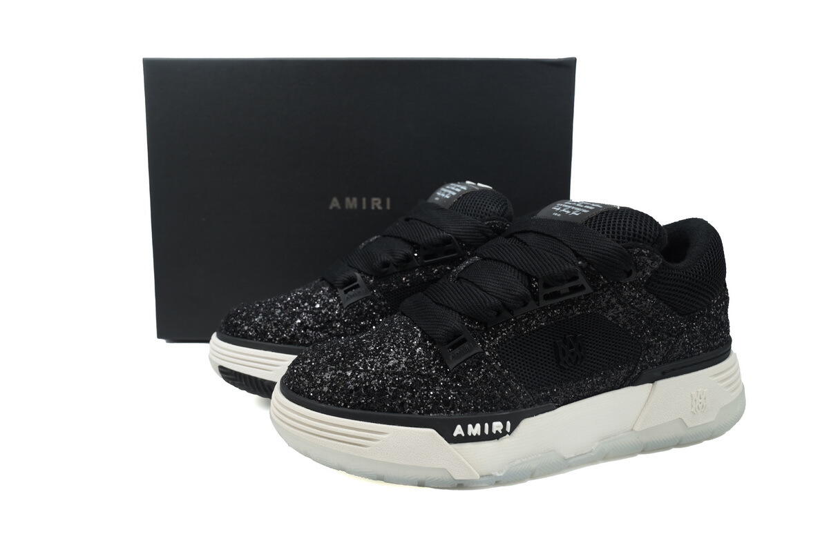 Amiri MA-1 'Black Glittered' PS24MFS019 001