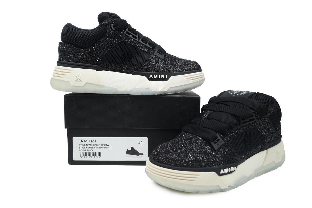 Amiri MA-1 'Black Glittered' PS24MFS019 001