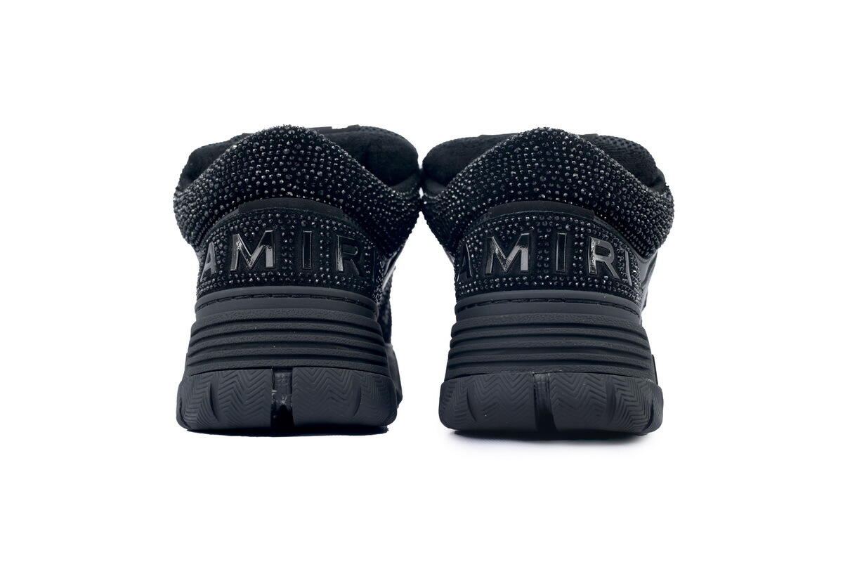 AMIRI MA-1 Crystal Embellished Sneakers Black AMFOSR1038-001