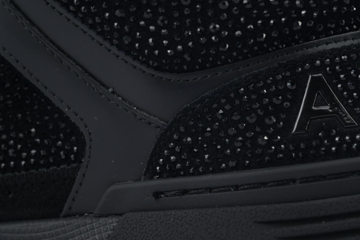 AMIRI MA-1 Crystal Embellished Sneakers Black AMFOSR1038-001