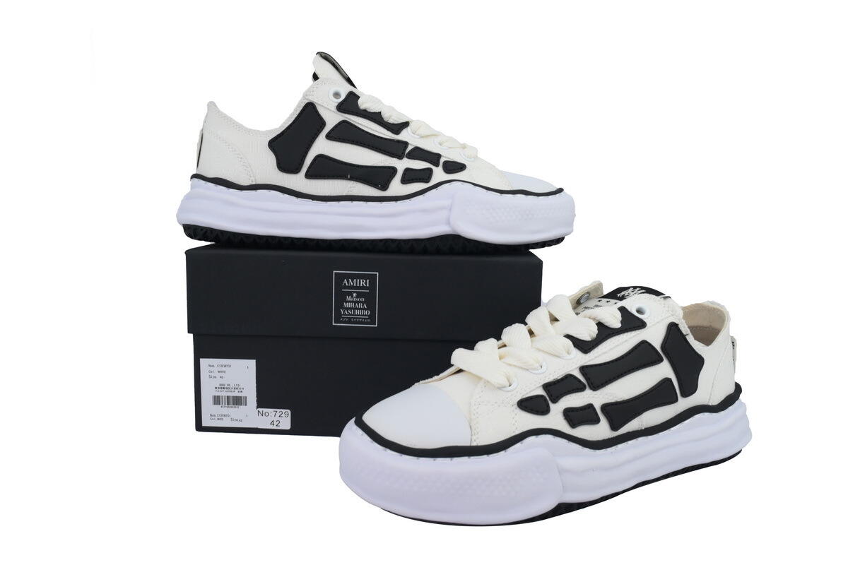 AMIRI MMY Bones x Maison MIHARA YASUHIRO Alabaster AMFOSR1076-271