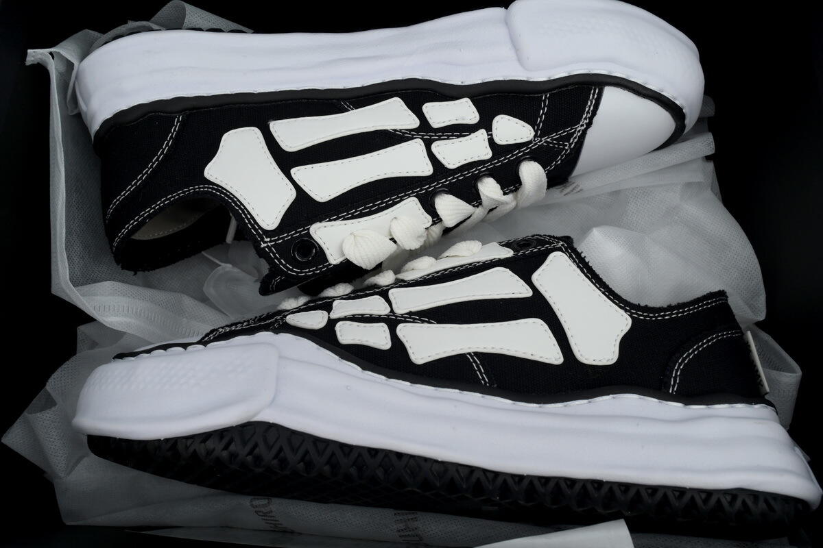 AMIRI MMY Bones x Maison MIHARA YASUHIRO Black AMFOSR1076-001 / C13FW701-BLK