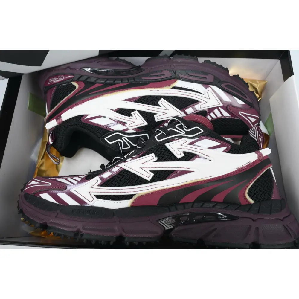OFF-WHITE Black Purple Red  OMIA295F24 FAB00 10012