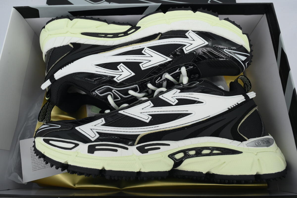 OFF-WHITE Out Of Grass Green Black OMIA295C99 FAB002 1014