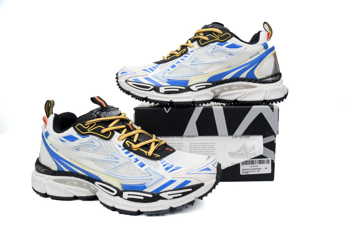 OFF-WHITE Out Of Light Blue and White OIIA295F24 FAB00 20945