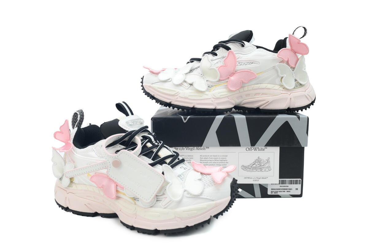 OFF-WHITE Out Of Pink Butterfly OWIA089W24 FAB00 23001