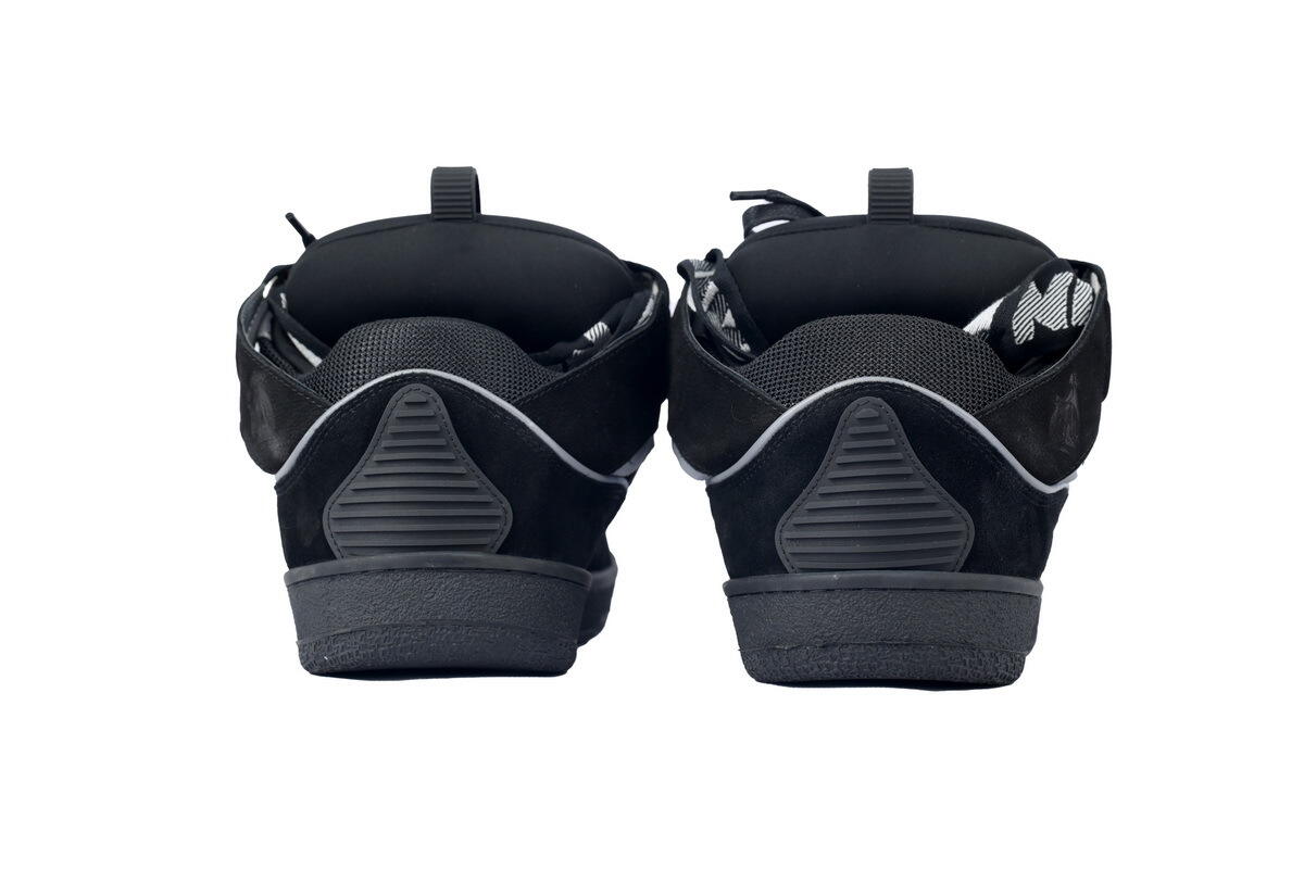 Lanvin Curb Sneaker Black Grey  FM-SKRK11-REFL-P2210