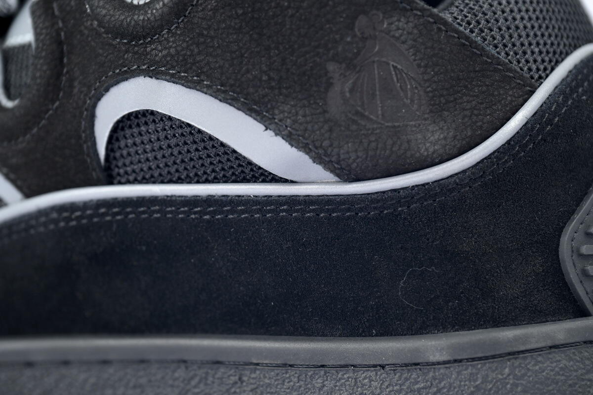 Lanvin Curb Sneaker Black Grey  FM-SKRK11-REFL-P2210