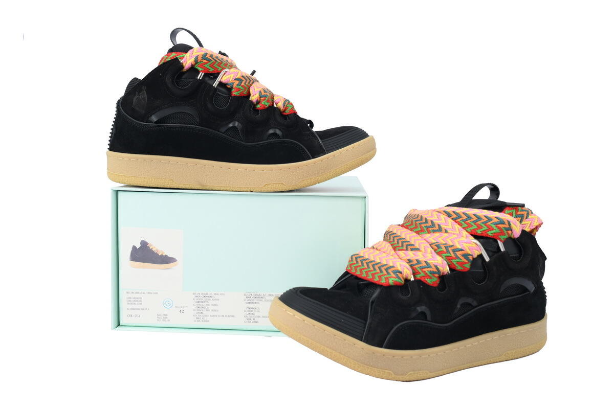 Lanvin Leather Curb Black FM-SKRK11-DRAG-A2010