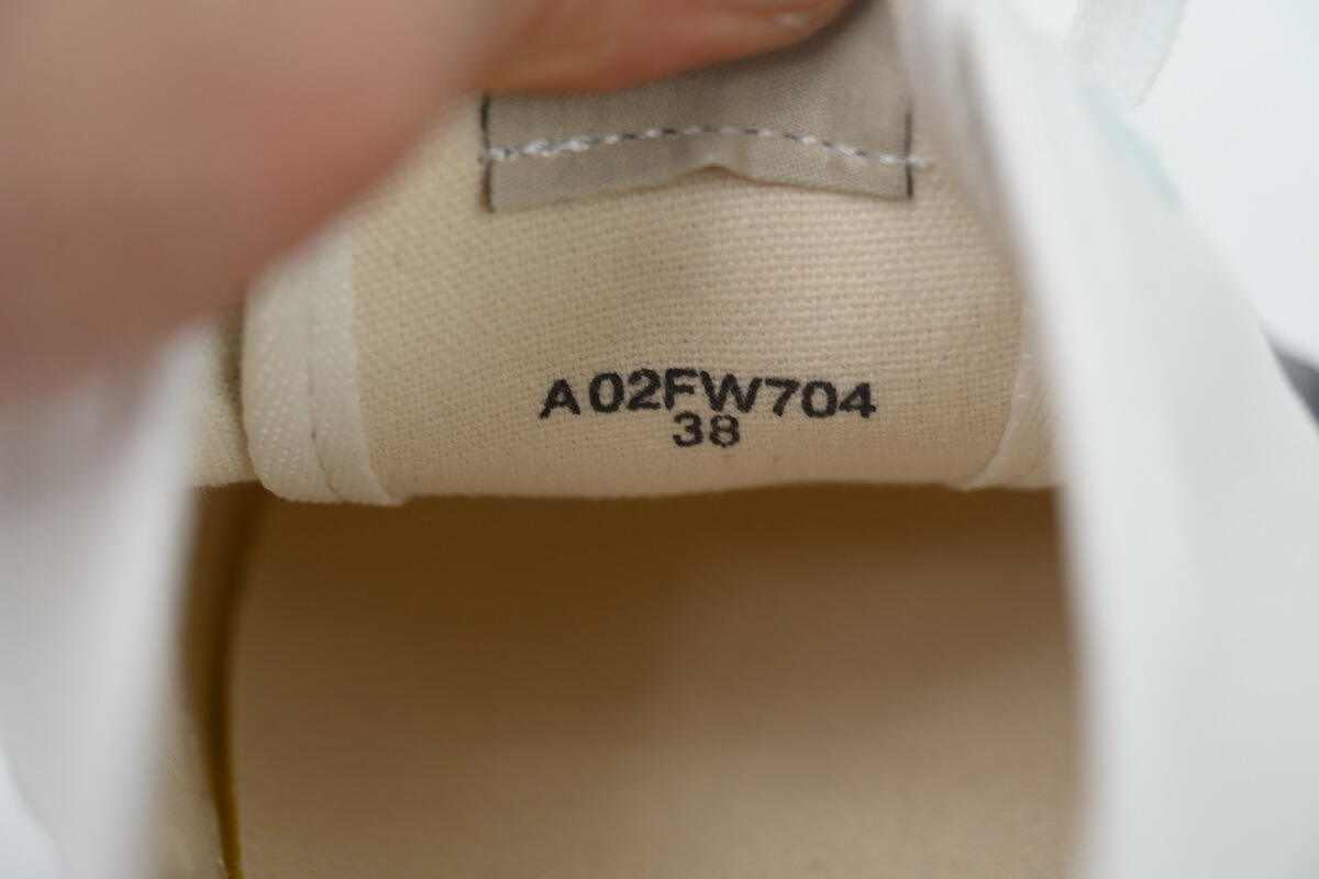 Maison Mihara Yasuhiro Baker OG Sole Sagara Embroidery Low 'White' A08FW725 WHT