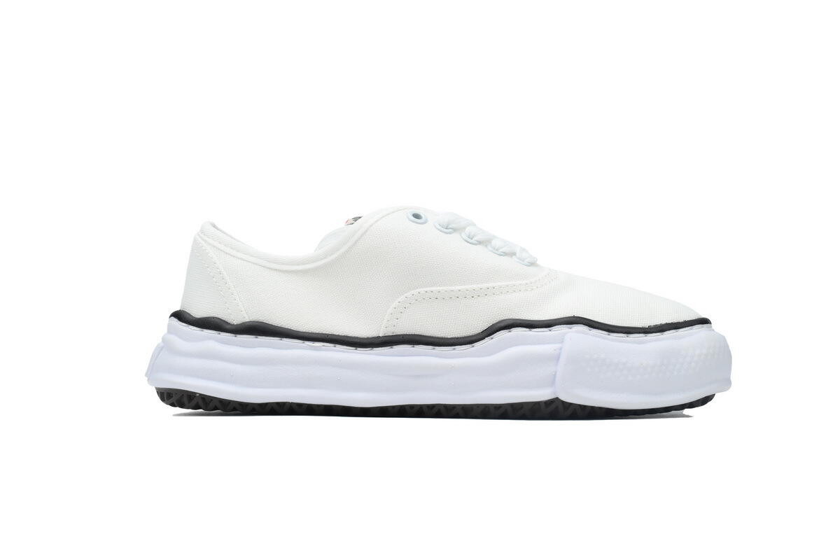 Maison Mihara Yasuhiro Baker OG Sole Sagara Embroidery Low 'White' A08FW725 WHT