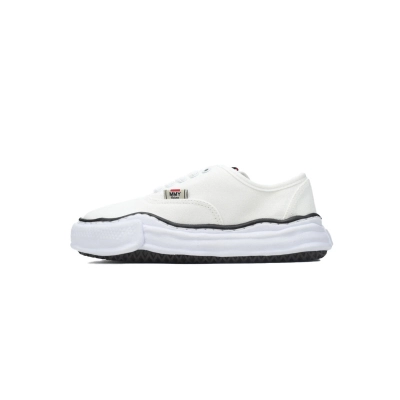 Maison Mihara Yasuhiro Baker OG Sole Sagara Embroidery Low 'White' A08FW725 WHT 01