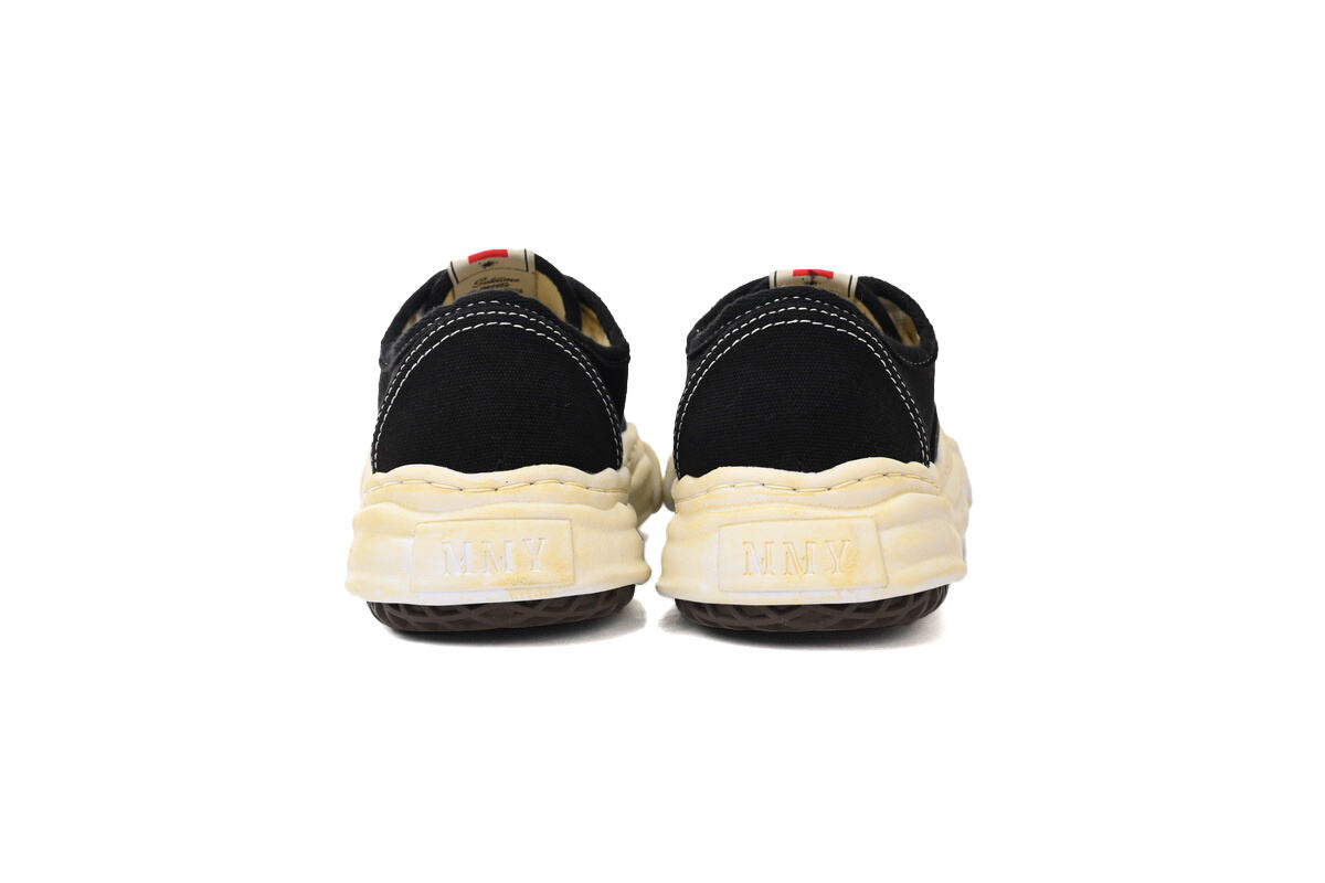 Maison Mihara Yasuhiro Baker OG Sole Vintage Canvas Low 'Black' A09FW735 BLK