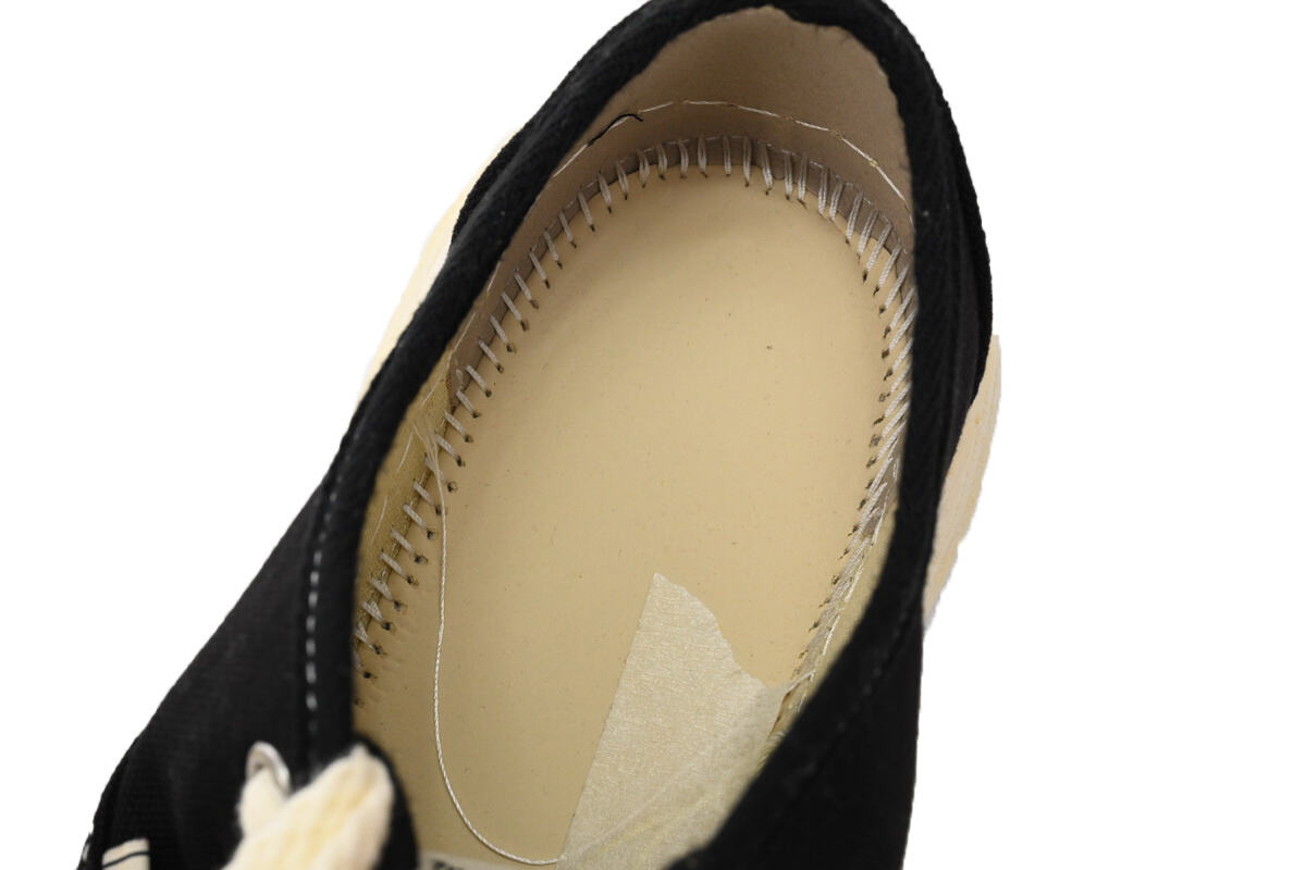 Maison Mihara Yasuhiro Baker OG Sole Vintage Canvas Low 'Black' A09FW735 BLK