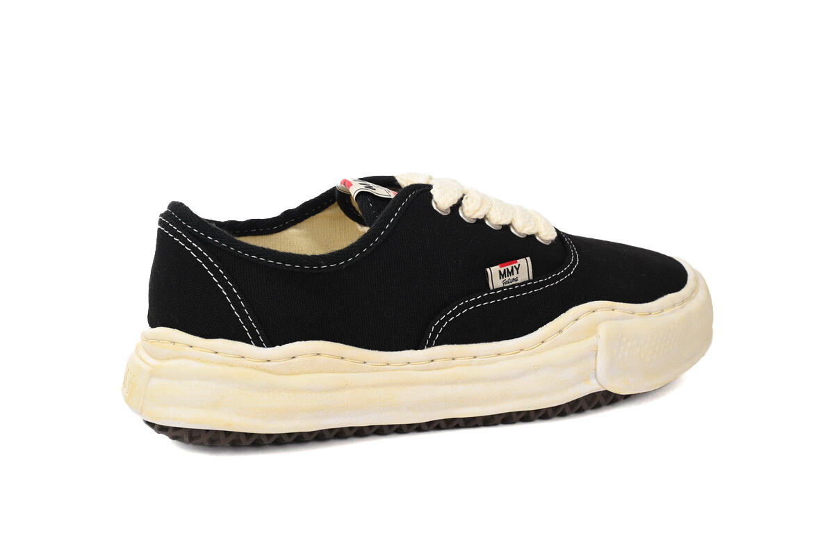 Maison Mihara Yasuhiro Baker OG Sole Vintage Canvas Low 'Black' A09FW735 BLK
