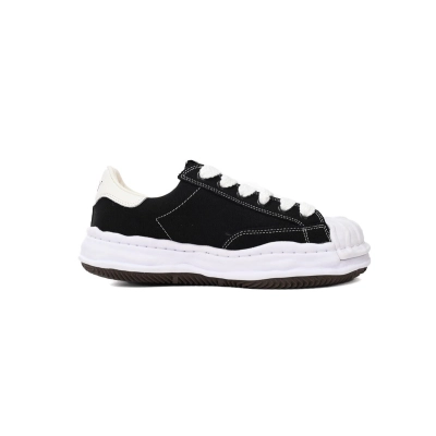 Maison Mihara Yasuhiro Blakey OG Sole Canvas Low 'Black White' A08FW735 BLK WHT 02