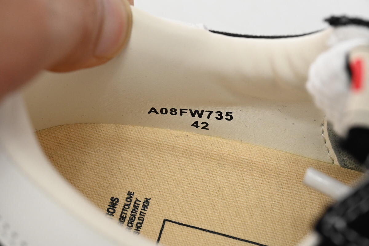 Maison Mihara Yasuhiro Blakey OG Sole Canvas Low 'Black White' A08FW735 BLK WHT