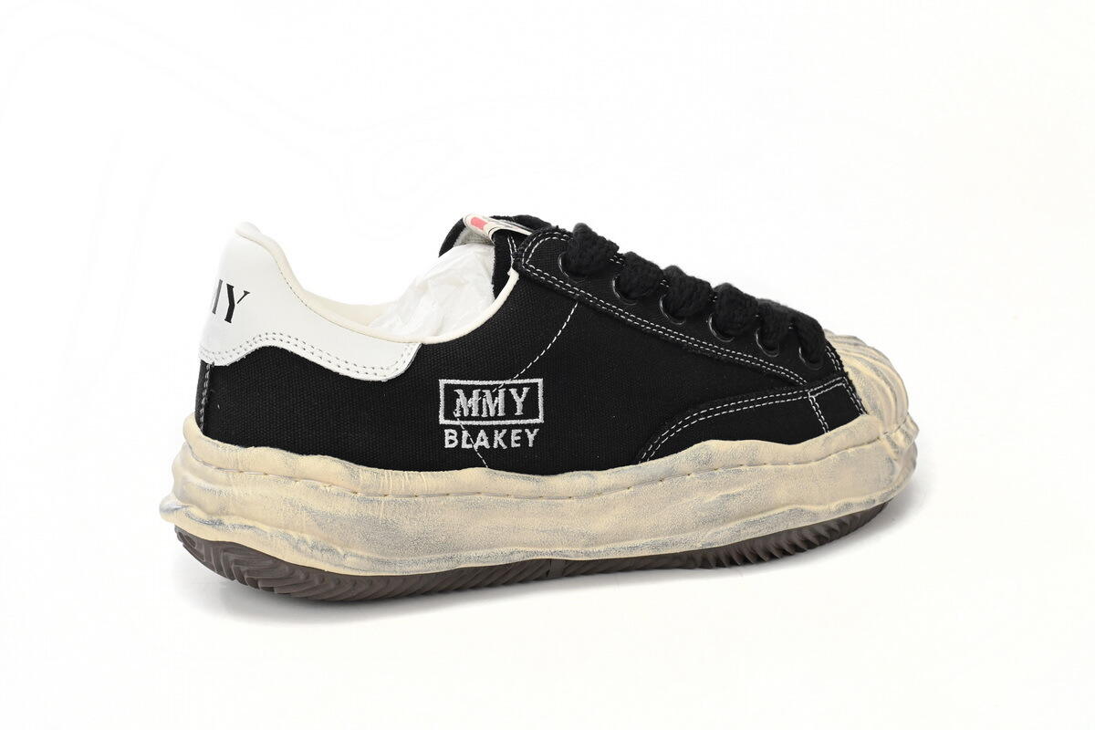 Maison Mihara Yasuhiro Blakey OG Sole Canvas Low Black  A08FW735