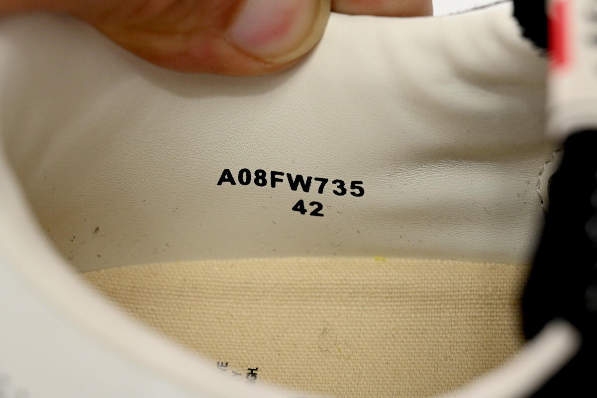 Maison Mihara Yasuhiro Blakey OG Sole Canvas Low Black  A08FW735