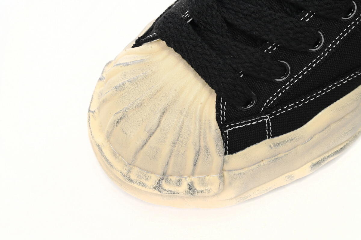 Maison Mihara Yasuhiro Blakey OG Sole Canvas Low Black  A08FW735