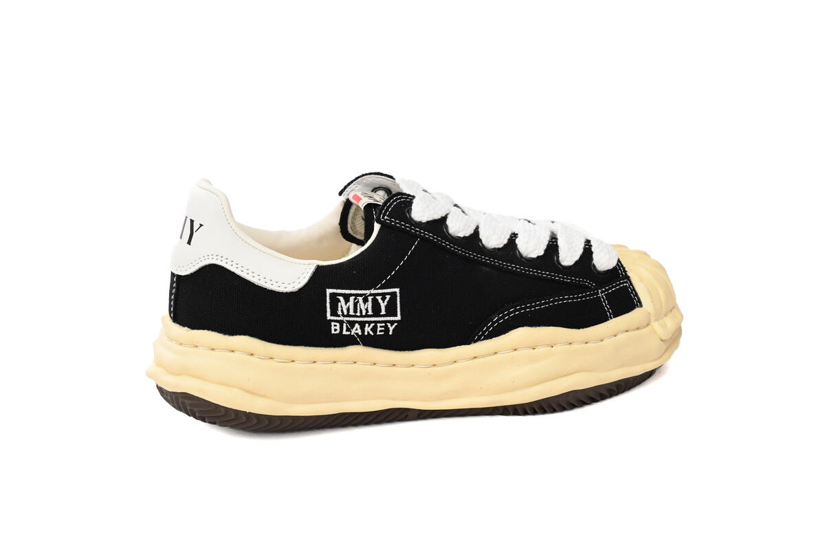 Maison Mihara Yasuhiro Blakey OG Sole Vintage Canvas Low Black A09FW732-BLK