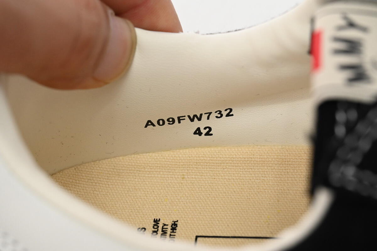 Maison Mihara Yasuhiro Blakey OG Sole Vintage Canvas Low Black A09FW732-BLK