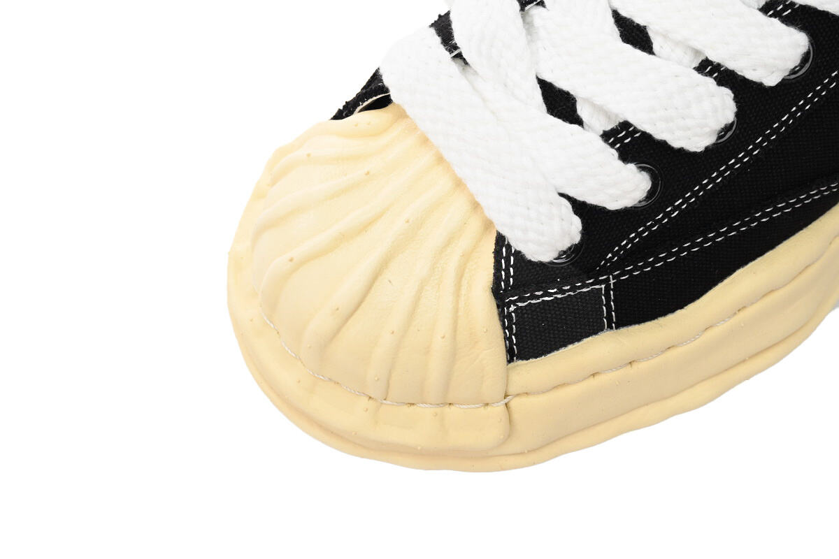 Maison Mihara Yasuhiro Blakey OG Sole Vintage Canvas Low Black A09FW732-BLK