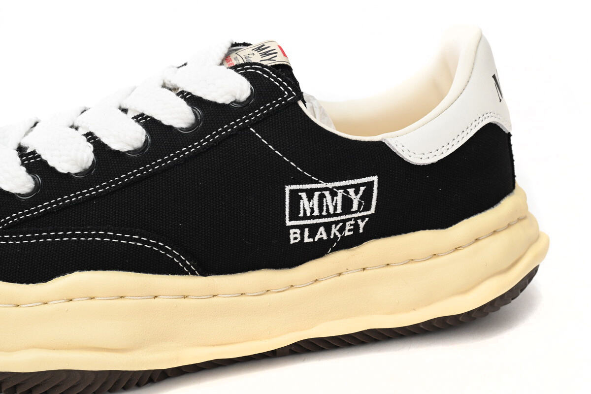 Maison Mihara Yasuhiro Blakey OG Sole Vintage Canvas Low Black A09FW732-BLK