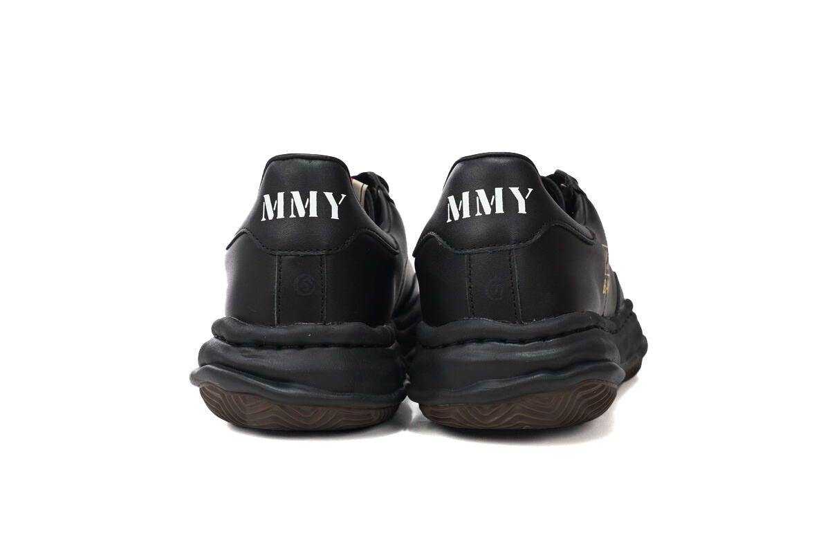 Maison Mihara Yasuhiro Blakey Puffer OG Sole Leather Low 'Black' A12FW723 BLK