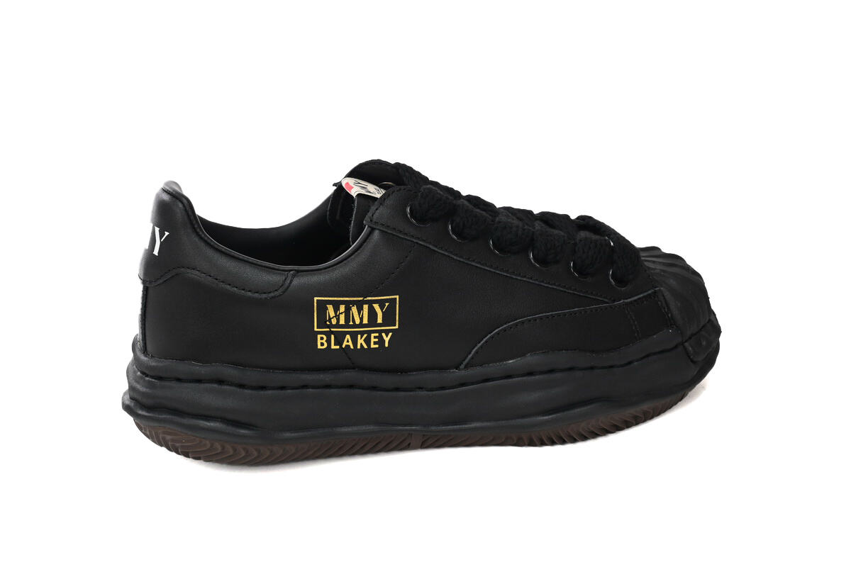Maison Mihara Yasuhiro Blakey Puffer OG Sole Leather Low 'Black' A12FW723 BLK