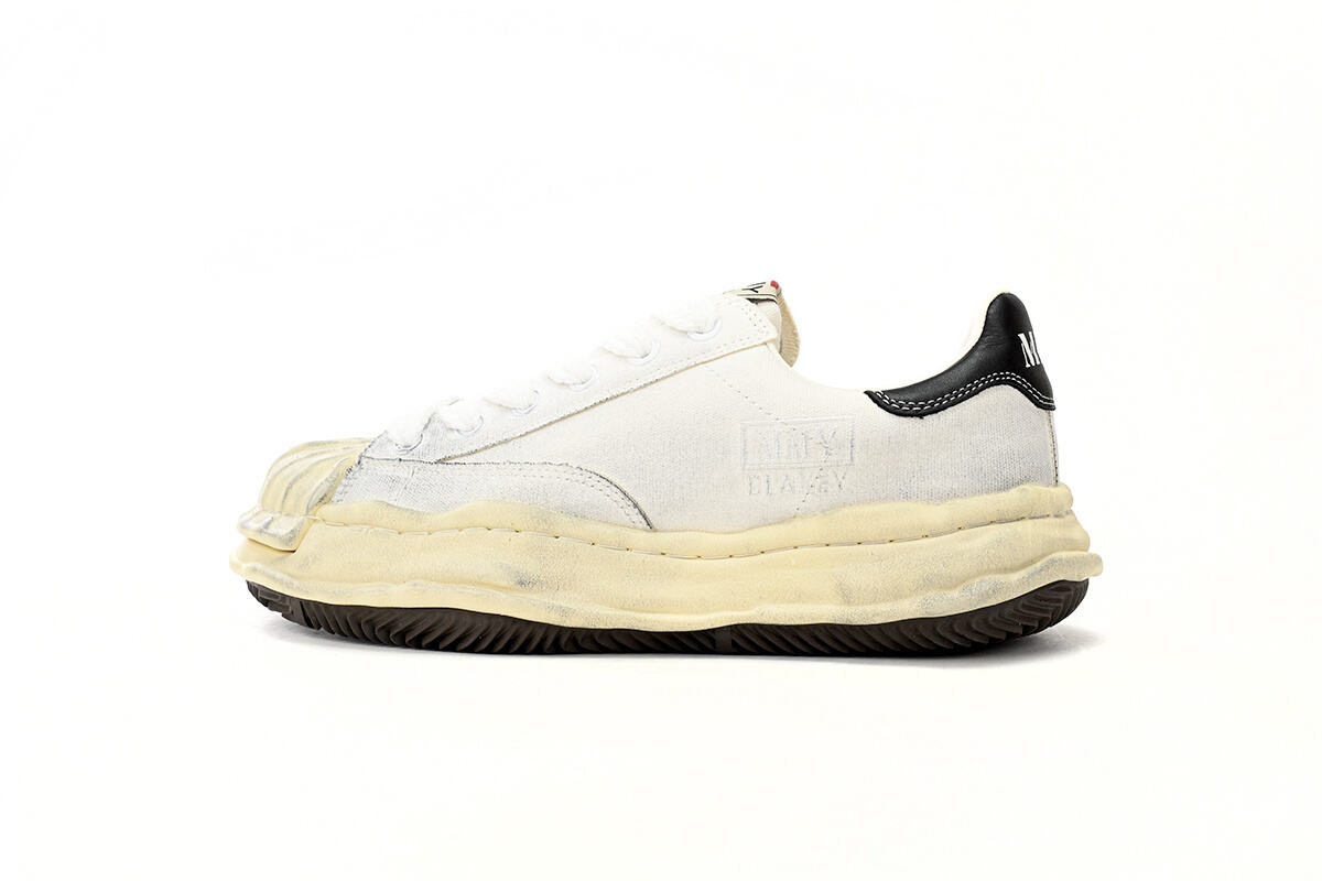 Maison Mihara Yasuhiro Blakey Vintage Sole Canvas Low White A09FW732 WHITE